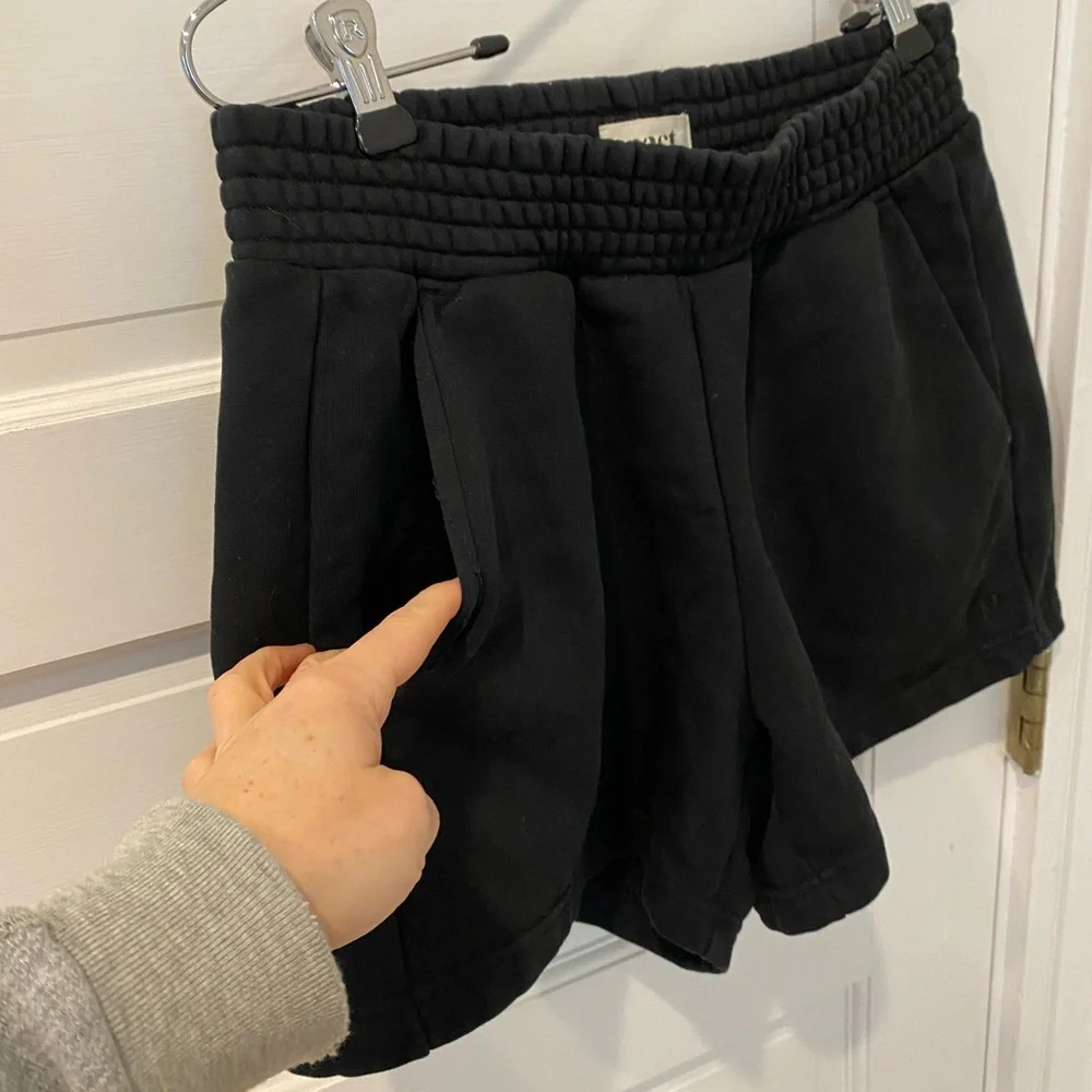 Pact Women's High Waist Black Shorts - Picture 3 of 4